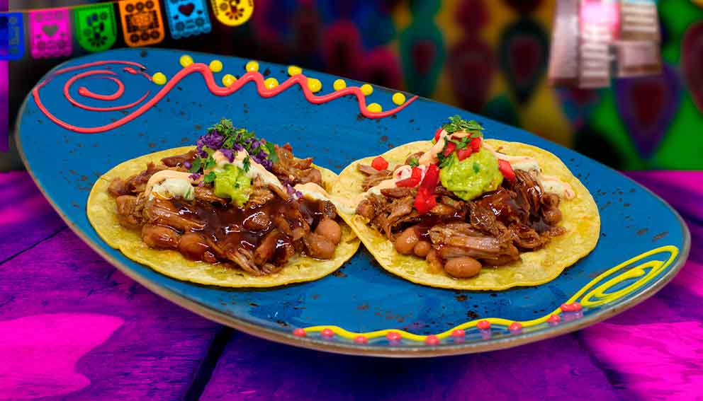 Imagen que muestra uno de los tacos mexicanos que se pueden probar en La Tía Juana, en concreto El Cabroncito.